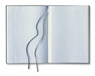 Large Ribbon HardBound Notebook