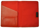 Red Leather Bound Notebook